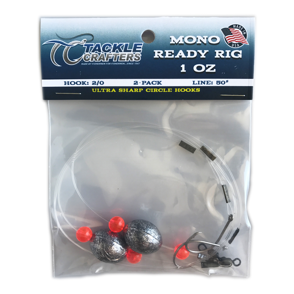 Sea Strikre MCRR34 Mono Ready Rig 36526 Circle Hook, 17' 40 Lb Mono